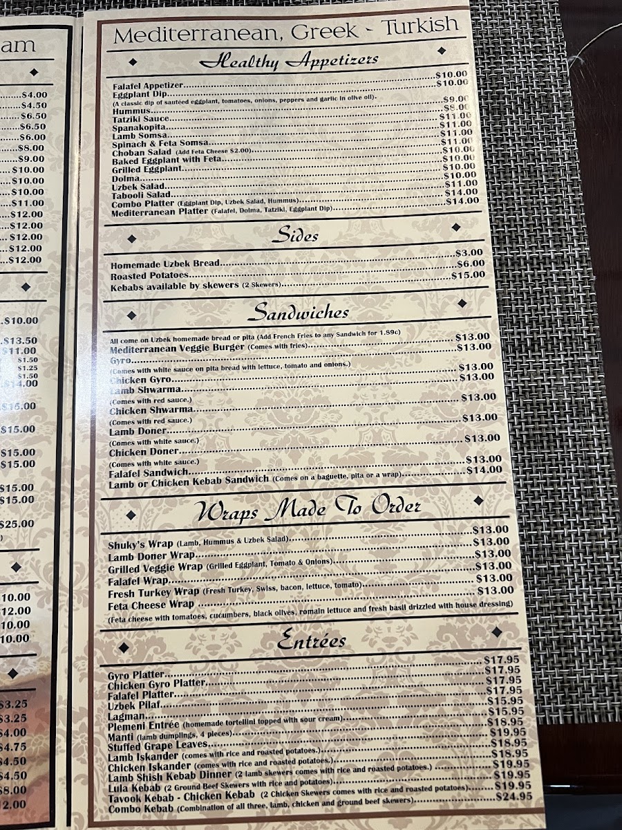 Kennedy Cafe Menu - Image 3